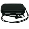 A black, rectangular, waterproof survival container with a lanyard attached. Anteprima dell’immagine prodotto