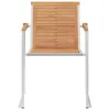 Gartenstühle 8 Stk. mit Kissen Massivholz Teak Produktbild-Vorschau 5