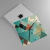 Wanduhr - Quadrat - Glasuhr - Abstraktion modern - 40x40cm Produktbild-Vorschau 2