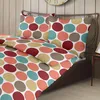 Traumschlaf Biber Bettwäsche Punkte bunt 135x200 cm + 80x80 Produktbild-Vorschau 3