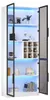 LED Vitrine Hochschrank Standvitrine mit LED-Beleuchtung Produktbild-Vorschau 7