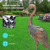 Kranich-Gartenstatue 2 Stück Set, Kranichskulptur Metall, Produktbild-Vorschau 3
