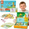 Klassieke wereld magnetische puzzel dieren bordblokken Productafbeelding-voorbeeld 1