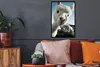 MuchoWow® MuchoWow® Gerahmtes Poster Alpaka - Weiß - Tier Produktbild-Vorschau 2