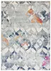 Tapis ras ras multicolore Abstrait Chambre Salon Moderne Voir les images du produit 2