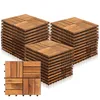 Ikodm 3m² Akazienholz Terrassenfliesen 30x30cm 33 Stück Produktbild-Vorschau 10
