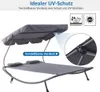 Outsunny Doppelliege Sonnenliege Relaxliege rollbar mit Produktbild-Vorschau 10