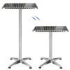 Table de jardin Table de bistrot stable en aluminium Voir les images du produit 3