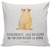 Mr. & Mrs. Panda Kissen 40x40 Erdmännchen - Grau Pastell - Produktbild-Vorschau 1