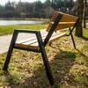 REKORD Horus Tek – záhradná lavička, 178 cm, pre 3-4 osoby. Náhľad obrázku produktu 4