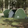 Campingzelt 4 Personen Grün 405x170x106 cm 185T Taft - Produktbild-Vorschau 3