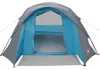 vidaXL Tenda da campeggio 4 persone Blu Impermeabile Anteprima dell’immagine prodotto 4