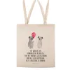 Mr. & Mrs. Panda Tote Bag Koala Luftballon - Transparent - Produktbild-Vorschau 3