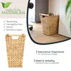 Papierkorb, Aufbewahrungskorb mit Holzgriffen aus Produktbild-Vorschau 2