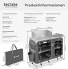 tectake® Campingküche Luxus mit Aluminiumgestell und 4 Produktbild-Vorschau 5