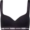 PUMA Damen Padded Top Bra Bustier, Farbe:Schwarz, Produktbild-Vorschau 2