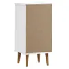 vidaXL Szafka z szufladami MOLDE biała 40x35x82 cm lite Podgląd zdjęcia produktu 7