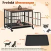 COSTWAY 80x61x64cm gabbia per cani, pieghevole, cuccia per Anteprima dell’immagine prodotto 3