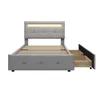 Fortuna Lai Polsterbett Einzelbett mit 2 Schublade und LED, Produktbild-Vorschau 8