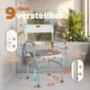 Faltbarer Duschstuhl bis 200 kg belastbar  – Produktbild-Vorschau 2