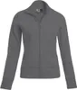 Stehkragen Zip Jacke Plus Size Damen, Stahlgrau, XXL Produktbild-Vorschau 2