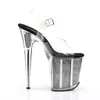 FLAMINGO-808SRS Damen Sandale von Pleaser, Transparent EU Produktbild-Vorschau 5