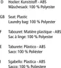 Product material and language translations. Produktbild-Vorschau