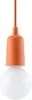 Lampe pendante DIEGO 1 orange 1xE27 15W PVC 90x9x9cm Sollux Voir les images du produit 13