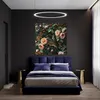 Leinwandbild Ptaki Liście Natura 50x50 Feeby Bunt bild für Produktbild-Vorschau 2