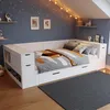Letto in legno Sweiko, letto per bambini, letto contenitore Anteprima dell’immagine prodotto 2