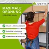 Juskys 3er Metall Regalsystem Basic - 1 Eckregal & 2 Produktbild-Vorschau 8