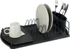 WENKO Abtropfgestell BASIC Schwarz Matte Tropfschale Produktbild-Vorschau 7