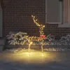 vidaXL 3D sob s 140 LED diódami, teplá biela, 70 x 41 x 128 Náhľad obrázku produktu 2