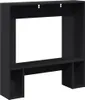 vidaXL Obudowa kominka czarna 81x18x82 cm materiał Podgląd zdjęcia produktu 6