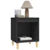 vidaXL Nachttisch Schwarz 40x35x50 cm Holzwerkstoff Produktbild-Vorschau 4