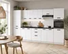 ULWEHOME | Küchenzeile 320 cm Mattweiß, Küchenmöbel-Set Produktbild-Vorschau 5