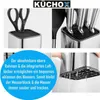 KÜCHOX Bloc à couteaux en acier inoxydable sans couteaux Voir les images du produit 6