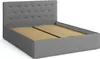 Gepolstertes Bett 180x200 Star (Grau) Produktbild-Vorschau 1