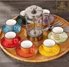 Soucoupe Wilmax 14 cm, rouge, porcelaine WL-669235/B Voir les images du produit 4