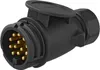 ProPlus steckdose Jaeger PVC 13-polig schwarz steckbar Produktbild-Vorschau 1