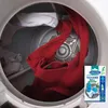 Clothes in a dryer with a product packaging insert. Anteprima dell’immagine prodotto