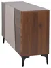 Zijtafel HWC-Q83, dressoir met deuren met 3D-structuur, Productafbeelding-voorbeeld 15