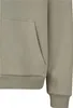 Hommes Urban Classics Fluffy Zip Hoody paleolive - XS Voir les images du produit 5
