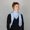 Baumwolltuch - blau - zartblau - quadratisches Tuch Produktbild-Vorschau 7
