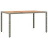 vidaXL Ensemble de jardin 7 pièces avec coussins Gris Poly Voir les images du produit 5