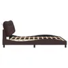 The Living Store Bettgestell mit LED Dunkelbraun 180x200 cm Produktbild-Vorschau 9