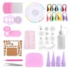 1 Set DIY Quilling Papier Handwerk Rolling Kit geschlitzt Produktbild-Vorschau 1