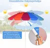 Parasol 245 cm, parasol ogrodowy z regulowanym kątem Podgląd zdjęcia produktu 2