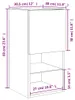 TV skříňky s LED osvětlením 2 ks dub Sonoma 30,5x30x60 cm Náhled obrázku produktu 8