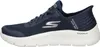 A side view of a blue Skechers Go Walk sneaker with a white sole. Anteprima dell’immagine prodotto
